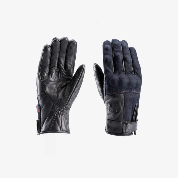 RUKAVICE MOTO BLAUER COMBO DENIM CRNE