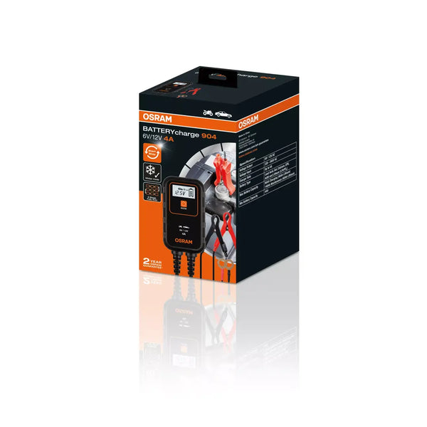 PUNJAČ AKUMULATORA OSRAM 904 6/12V 4A